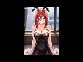 miku nakano - tik-tok animation; bunny girl; 3d sex porno hentai; (by @poison digital art) [5toubun no hanayome]