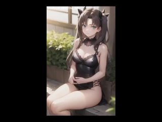 rin tohsaka - tik-tok animation; 3d sex porno hentai; (by @poison digital art) [fate/grand order]
