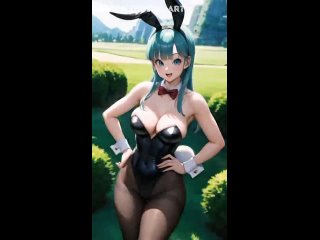 bulma - tik-tok animation; bunny girl; big boobs; 3d sex porno hentai; (by @poison digital art) [dragon ball]