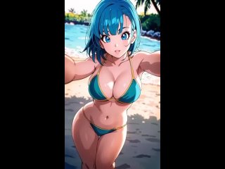 bulma - tik-tok animation; 3d sex porno hentai; (by @waifuhug) [dragon ball]