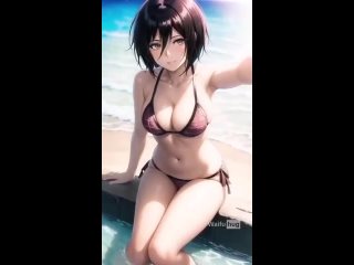 mikasa ackerman - tik-tok animation; 3d sex porno hentai; (by @waifuhug) [attack on titan | shingeki no kyojin]