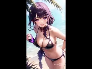 raiden shogun - tik-tok animation; 3d sex porno hentai; (by @waifuhug) [genshin impact]