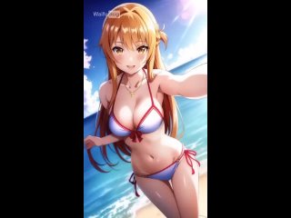asuna yuuki - tik-tok animation; 3d sex porno hentai; (by @waifuhug) [sao | sword art online]