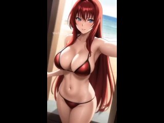 rias gremory - tik-tok animation; big tits; big boobs; 3d sex porno hentai; (by @waifuhug) [high school dxd]